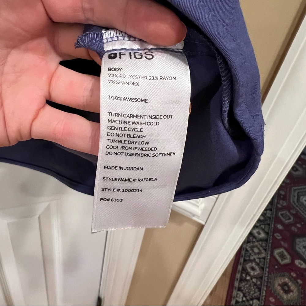 NWOT Figs Rafaela Oversized Scrub Top Women’s Wayfarer XXL 2X - Picture 10 of 11